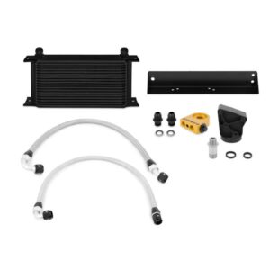 Mishimoto 19-row black oil cooler kit for 2010-2012 Hyundai Genesis Coupe 3.8L V6