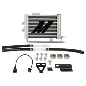 Mishimoto MMTC-FJ-07 silver transmission cooler for Toyota FJ Cruiser 2007-2014