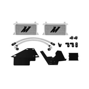 Mishimoto MMOC-EVO-08 dual V-mounted oil cooler kit for 2008-2015 Mitsubishi Evolution X