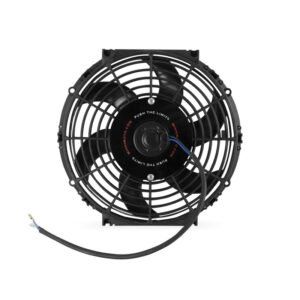 Mishimoto MMFAN-10C 10-inch curved blade electric cooling fan front view