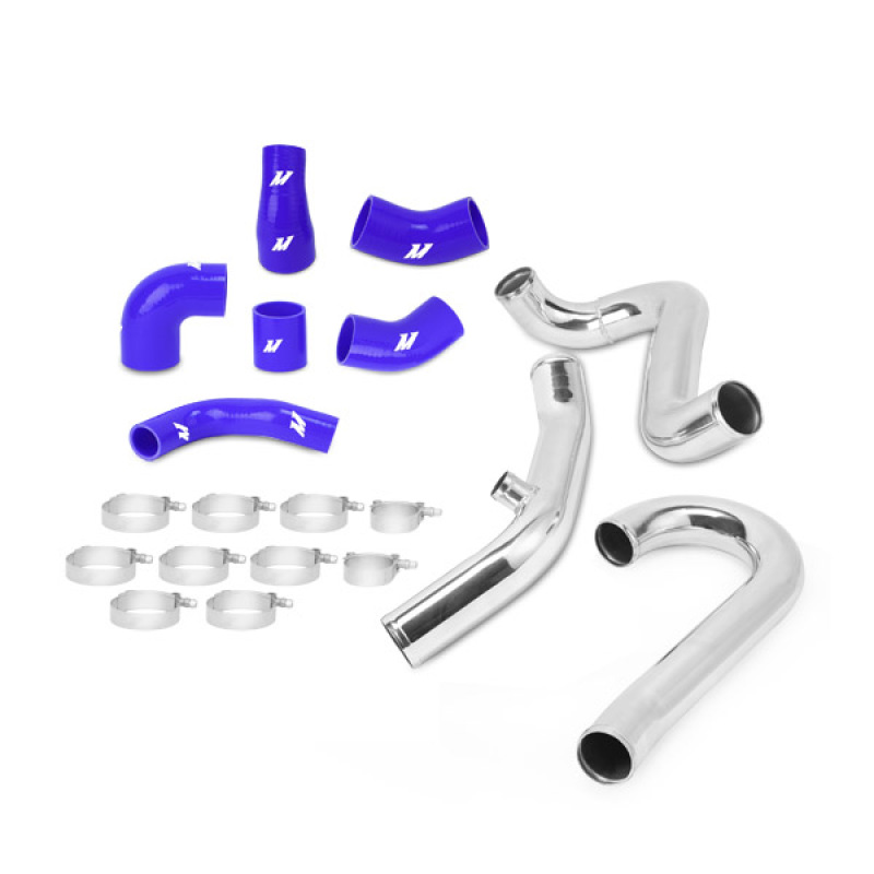 Mishimoto MMICP-EVO-01BL polished aluminum intercooler pipe kit for Mitsubishi Lancer Evolution 7/8/9