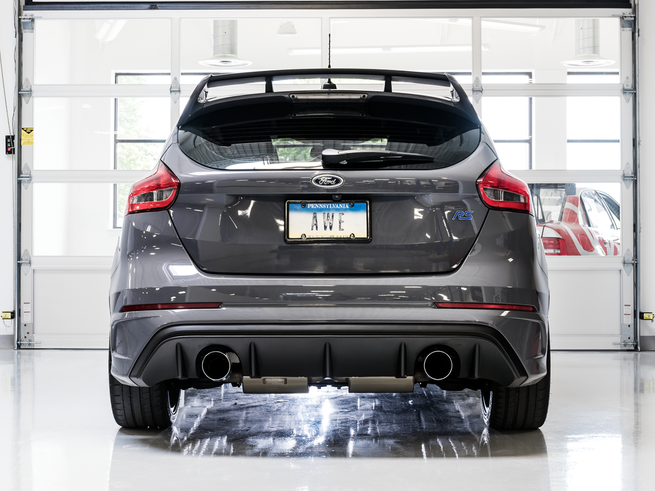 16-18 Ford Focus RS (Hatchback - 2.3 - AWD) Exhaust System Kit - Image 4