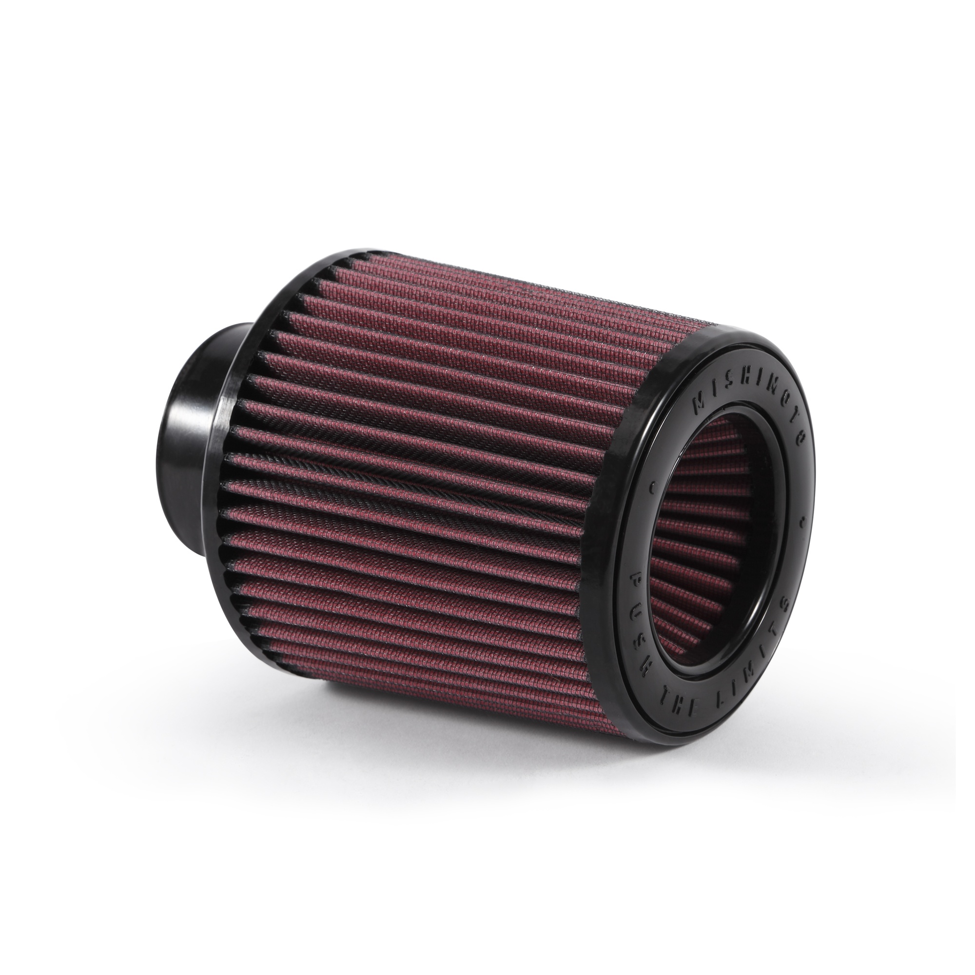Mishimoto Powerstack Performance Air Filter MMAF-2756S in red with 2.75 in. inlet