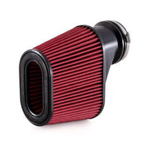 Mishimoto MMAF-38672S Performance Air Filter with universal fitment shown from the front