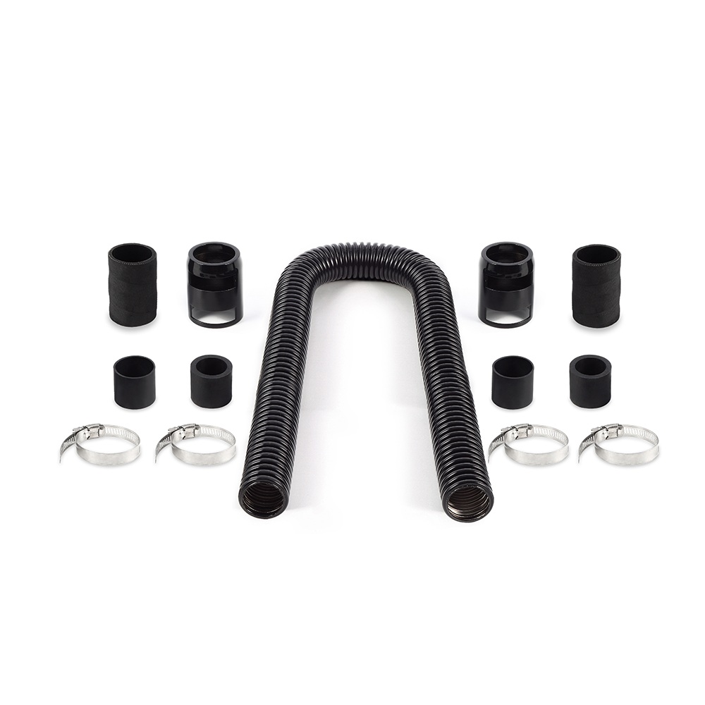 Mishimoto MMAH-U36BK black stainless steel universal radiator hose kit, 36 inches long