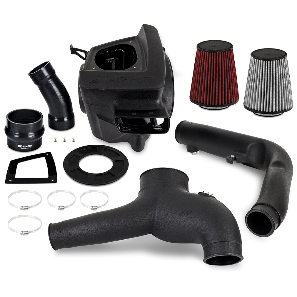Rotational molded XLPE airbox and intake tube of Mishimoto Bronco cold air intake system