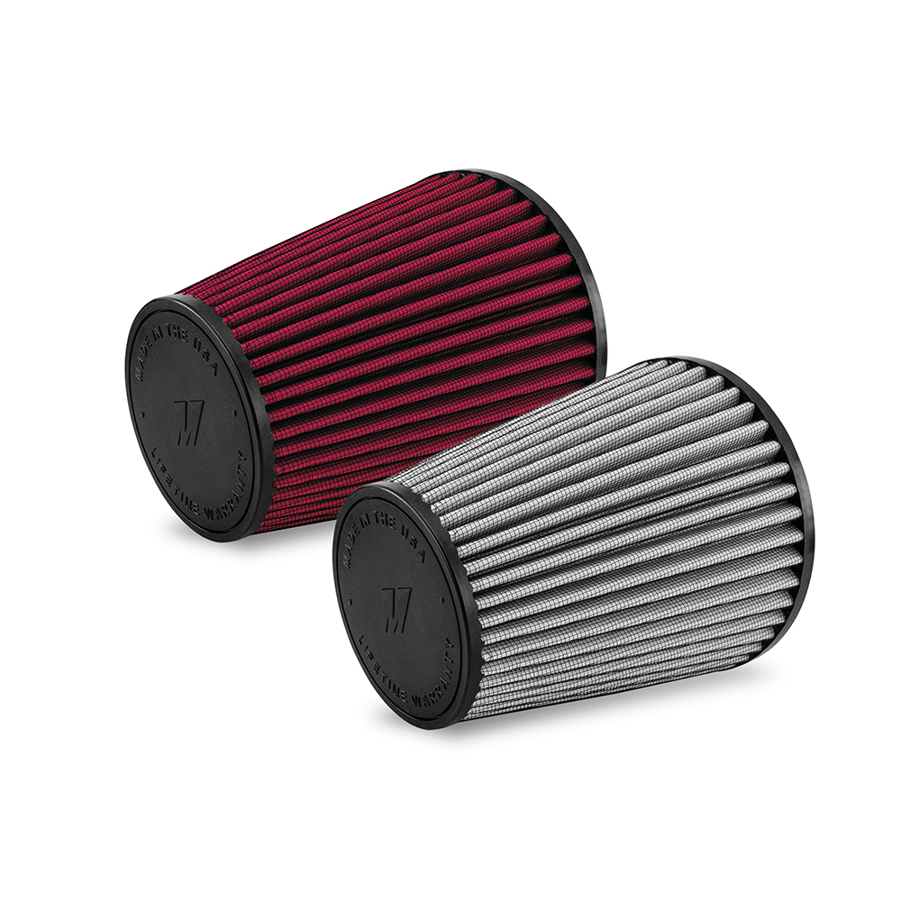 Mishimoto cold air intake installed in 2021+ Ford Bronco 2.7L EcoBoost engine bay
