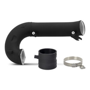 Mishimoto cast aluminum turbo inlet pipe kit for 2023+ Honda Civic Type R in black powder coat finish