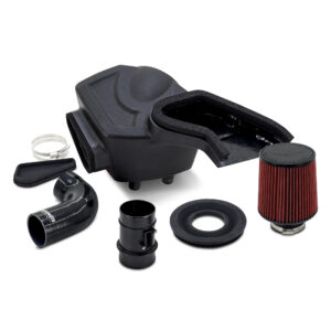 Mishimoto Performance Air Intake MMAI-TAC-24 installed on a 2024+ Toyota Tacoma 2.4L engine bay