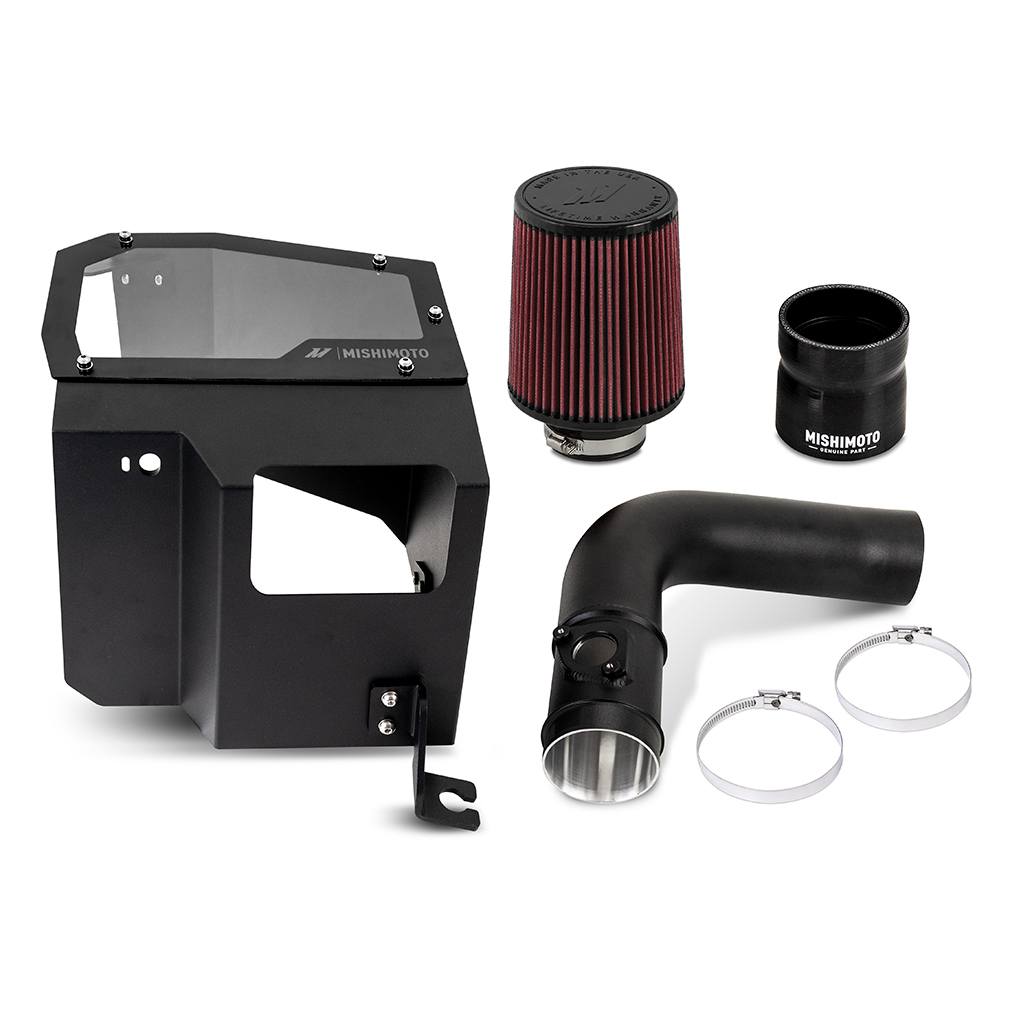 Mishimoto red oiled cotton air filter, part number MMAF-3007, for the WRX cold air intake