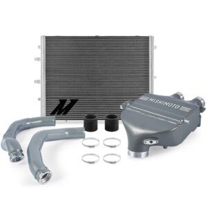 Mishimoto Performance Intercooler Power Pack in Lime Rock Gray for BMW F8X M3 and M4