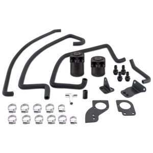 Mishimoto MMBCC-350Z-07PBE dual baffled oil catch can kit for 2007-2009 Nissan 350Z VQ35HR