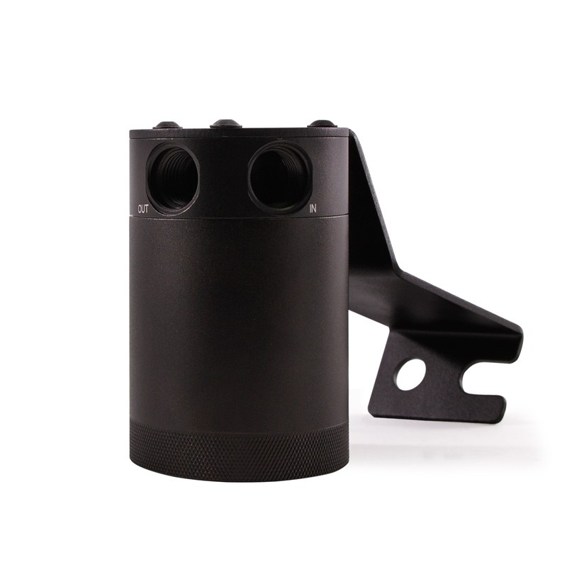 Mishimoto direct-fit mounting bracket for BRZ/86 catch can, compatible with left- and right-hand-drive cars