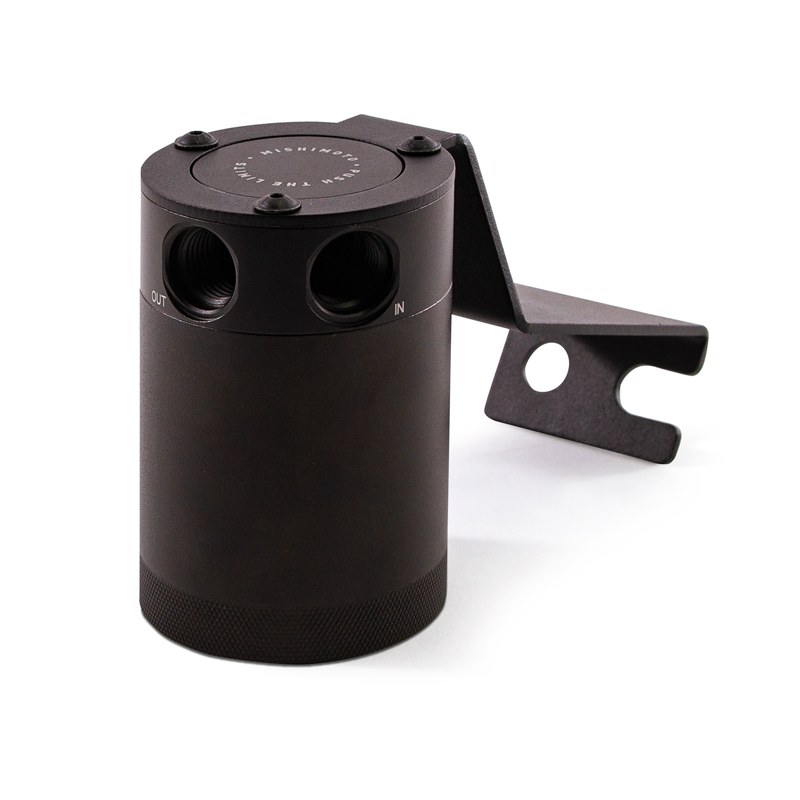 CNC-machined aluminum inlet and outlet barb fittings with direct-fit hoses for Subaru BRZ PCV system