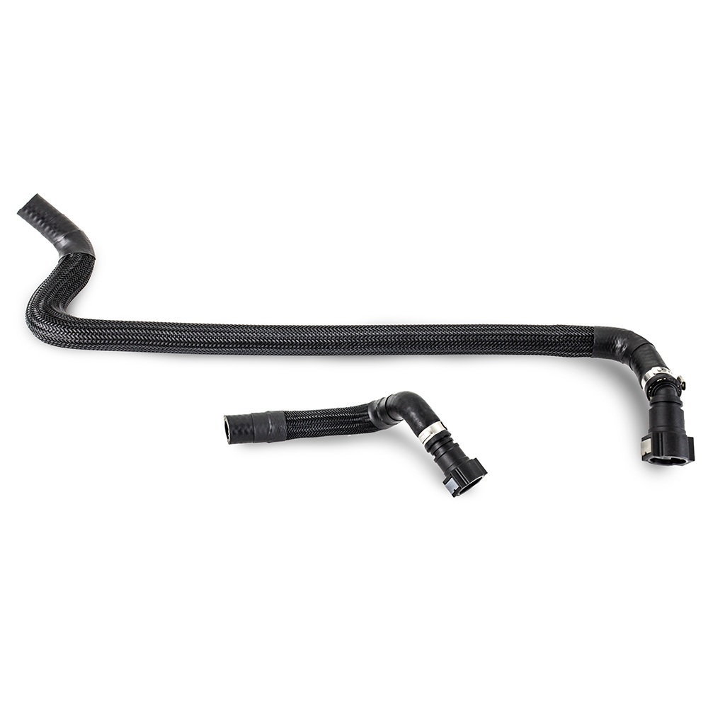 Internal cyclone baffle and high-flow filter inside the Mishimoto carbon fiber catch can