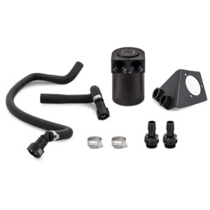 Mishimoto MMBCC-C8-20P black anodized catch can kit for 2020+ Chevrolet C8 Corvette LT2 V8