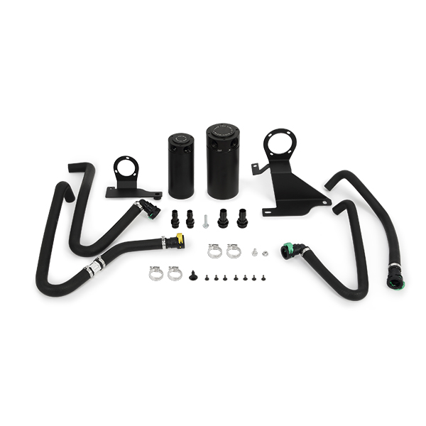 Mishimoto Baffled Oil Catch Can Kit MMBCC-F35T-11SBE for 2011-2014 Ford F-150 3.5L EcoBoost