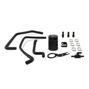 Mishimoto MMBCC-MIA-16PBE black anodized oil catch can for 2016-2026 Mazda MX-5 Miata