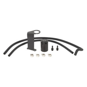Mishimoto MMBCC-Q50-16PBE billet aluminum catch can kit for 2016-2024 Infiniti Q50/Q60 3.0T VR30DDTT