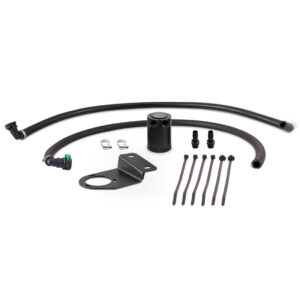 Mishimoto black anodized baffled oil catch can kit for 2019-2023 Ford Ranger 2.3L EcoBoost