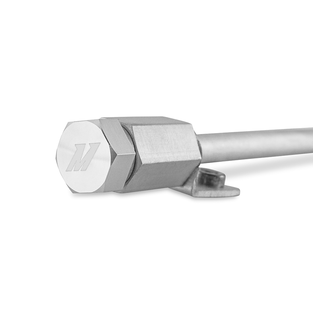 Threaded drain plug and hard-line drain system on Mishimoto Supra oil catch can