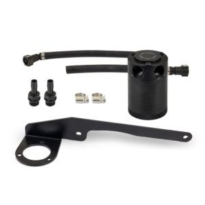 Mishimoto MMBCC-T1-19 black anodized aluminum catch can kit for Chevrolet/GMC T1 trucks