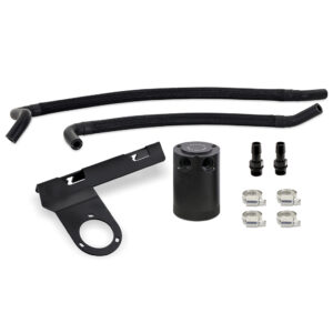 Mishimoto MMBCC-Z-23P black anodized billet aluminum PCV oil catch can for 2023+ Nissan Z