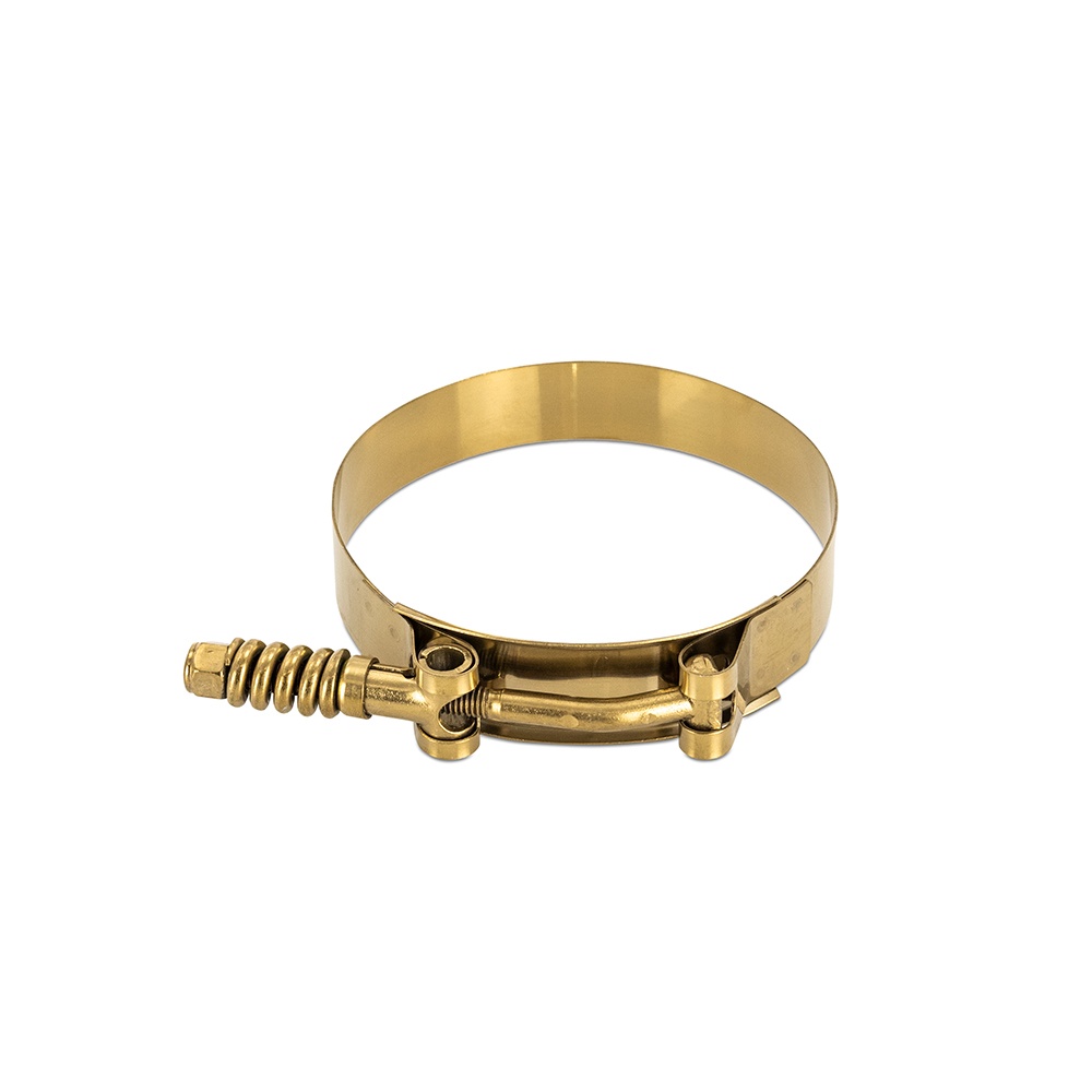 Mishimoto MMCLAMP-3TGD stainless steel constant tension T-bolt clamp with gold titanium nitride coating