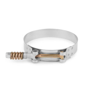 Mishimoto MMCLAMP-425T stainless steel constant tension T-bolt clamp, 4.09-4.41in diameter