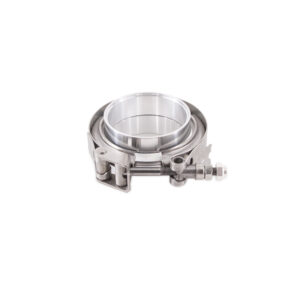 Mishimoto MMCLAMP-VA-25 2.5in aluminum V-band clamp with polished silver finish