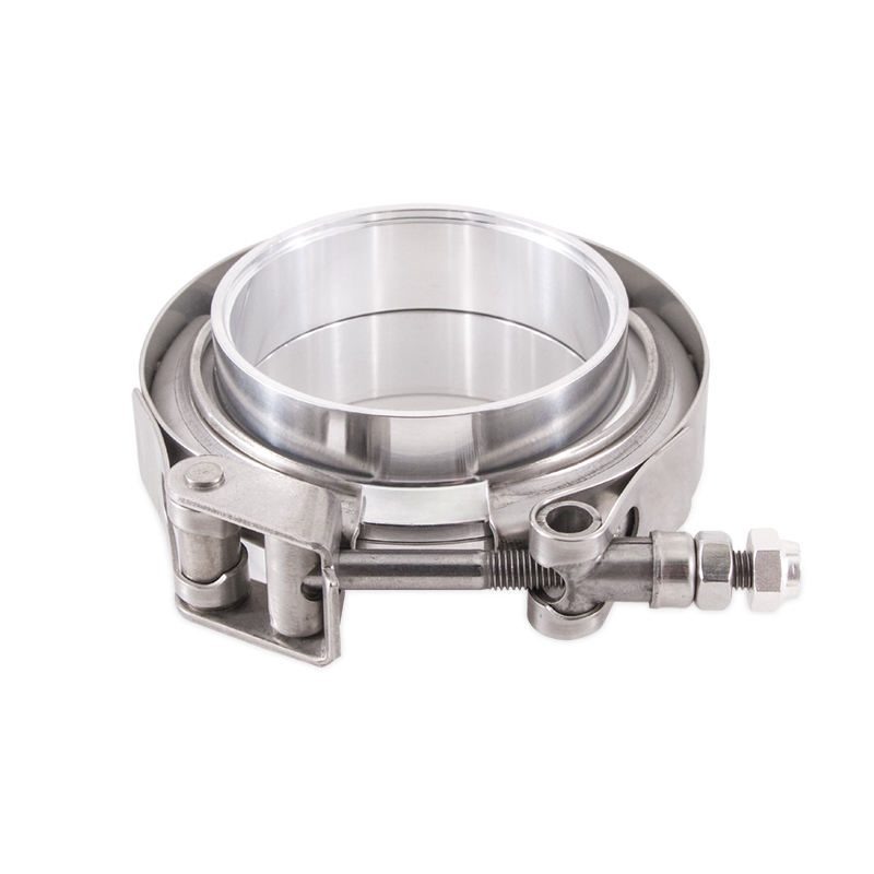 Mishimoto MMCLAMP-VA-3 3in polished aluminum V-band clamp for intake and intercooler pipe fabrication