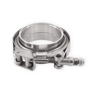 Mishimoto MMCLAMP-VS-2 polished stainless steel V-band clamp for 2-inch pipe fabrication