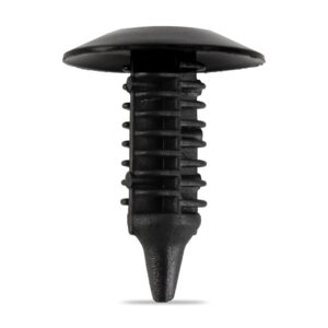 Mishimoto MMCP-04 black nylon Tree Clips shown in a 40-piece pack