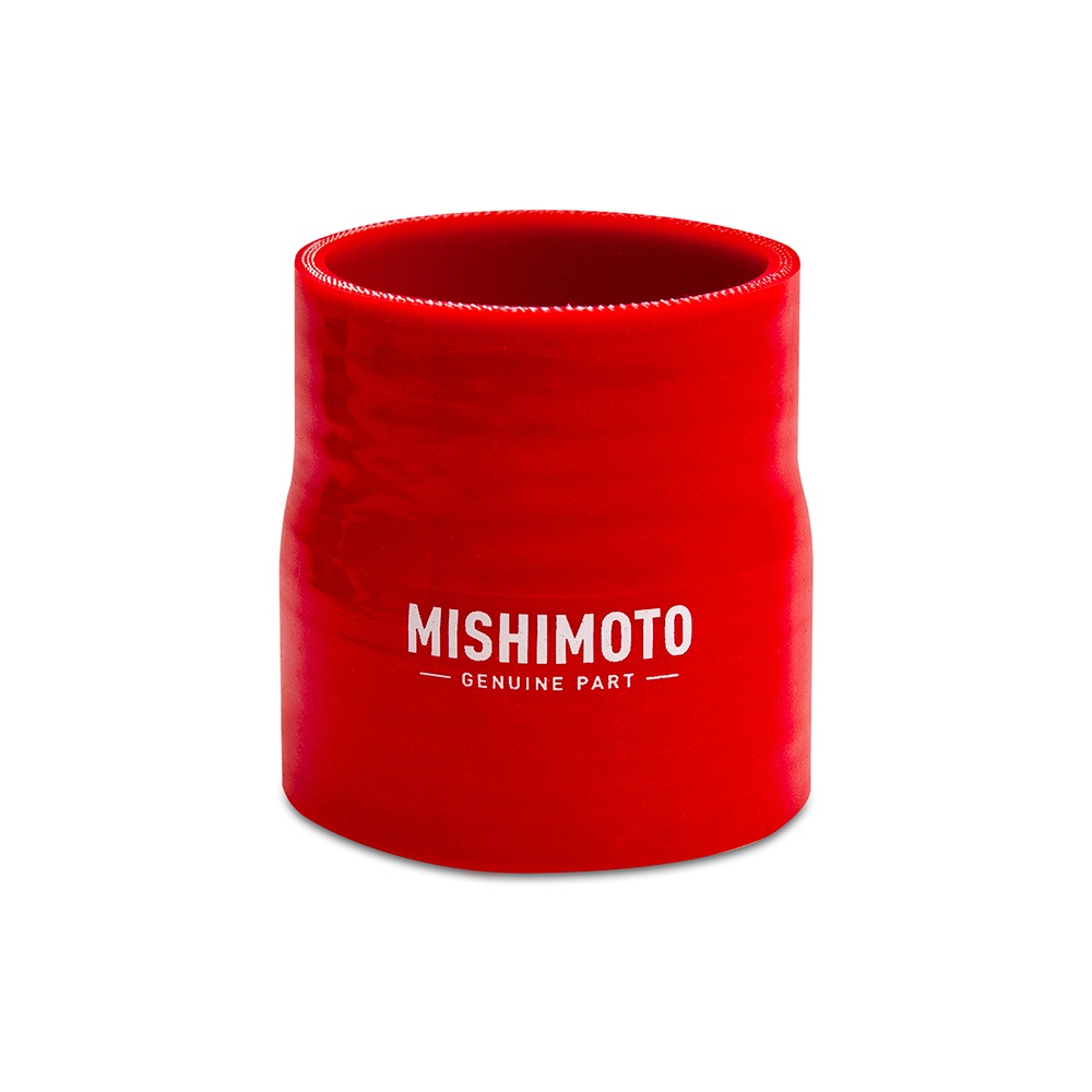 Mishimoto MMCP-3035RD red silicone transition coupler, 3in to 3.5in straight transition