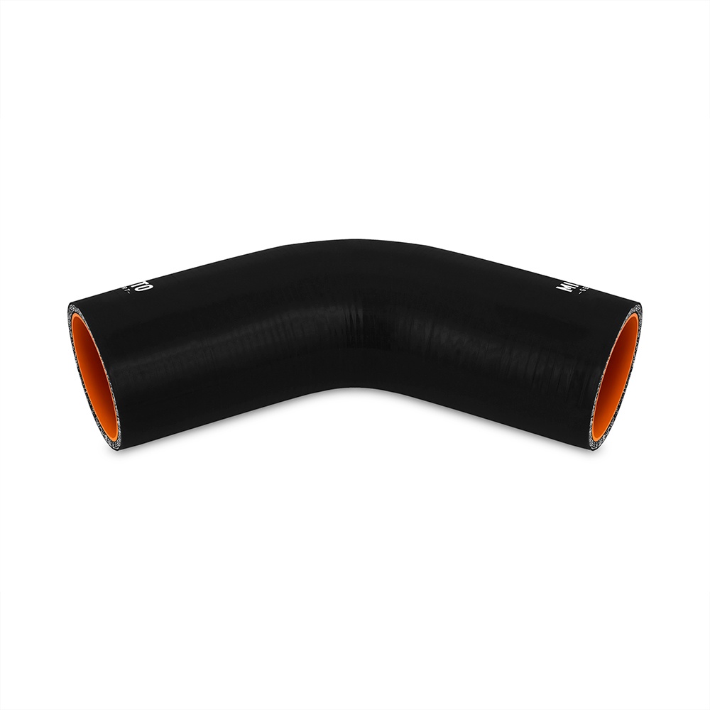 Mishimoto MMCP-4045BK 4-inch 45-degree black silicone coupler for air intake systems