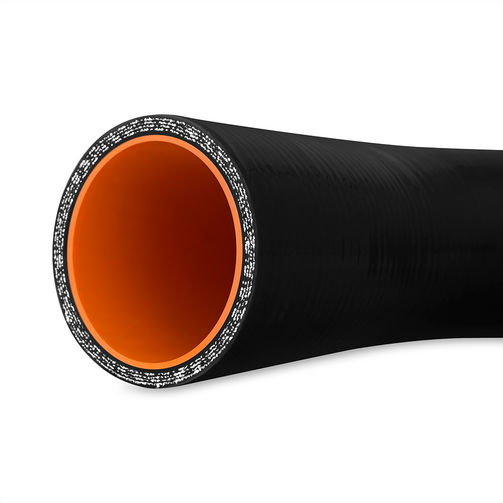Close-up of heat-resistant silicone construction on Mishimoto 45-degree coupler