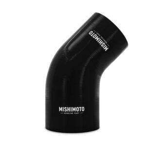Mishimoto MMCP-R45-3540BK black 45-degree silicone transition coupler for air intake or coolant systems