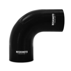 Mishimoto MMCP-R90-3540BK black 90-degree silicone transition coupler for air intake and coolant systems
