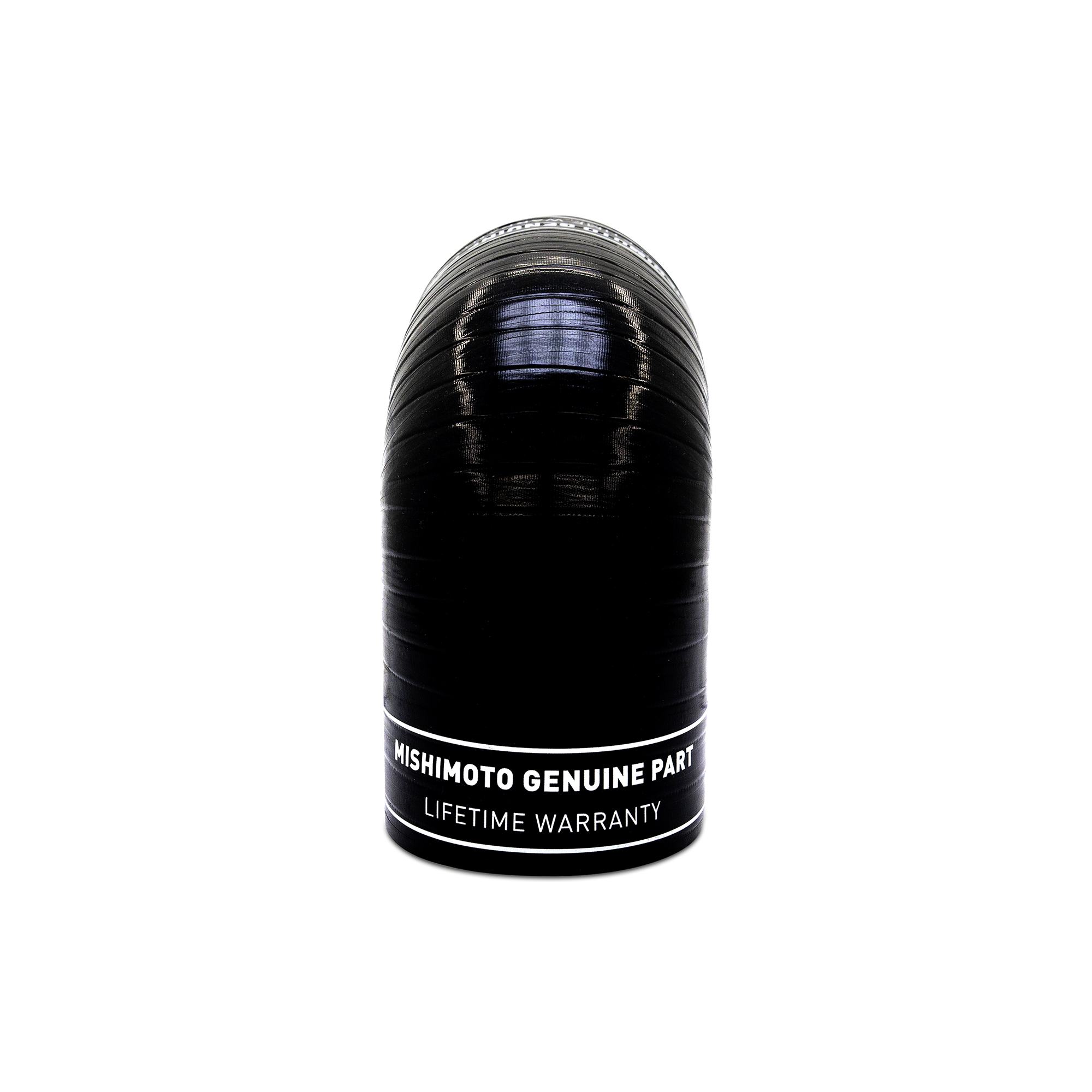 Mishimoto DuraCore MMDCC-30A9BK black 90-degree silicone intercooler boot for custom air intake systems