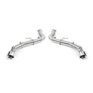 Mishimoto Race Axleback Performance Exhaust with dual 4.5-inch polished tips for Camaro