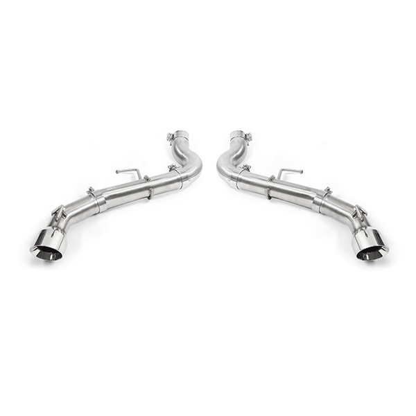 Mishimoto Race Axleback Performance Exhaust with dual 4.5-inch polished tips for Camaro