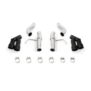 Mishimoto Race Axleback Performance Exhaust with black quad exhaust tips for Chevrolet Camaro