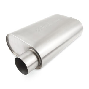 Mishimoto MMEXH-MF-3COBR universal 304 stainless steel muffler with satin finish