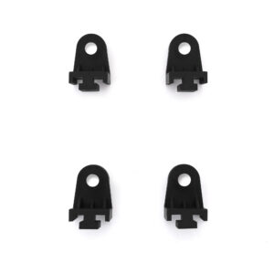 Mishimoto MMFAN-CLIPBK black plastic fan clip kit, set of four clips