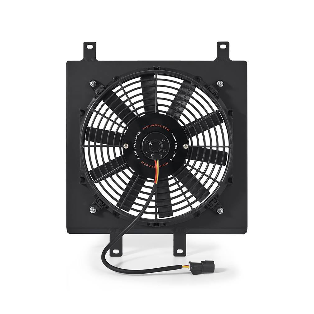 Mishimoto MMFS-CIV-92BK black powder coated aluminum fan shroud for 1992-2000 Honda Civic