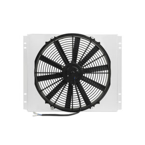 Mishimoto Performance Fan Shroud Kit MMFS-MUS-67K with 16-inch electric fan for Ford Mustang