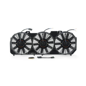 Mishimoto MMFS-XJ-89BK black aluminum fan shroud for 1989-2001 Jeep Cherokee XJ 4.0L