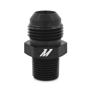 Mishimoto MMFT-ADA-0814 black anodized -8AN to 1/4-in NPT aluminum adapter fitting