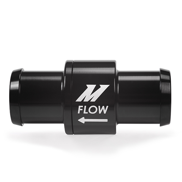 Mishimoto Performance One-Way Check Valve MMFT-CHKVLV-34 with anodized aluminum housing