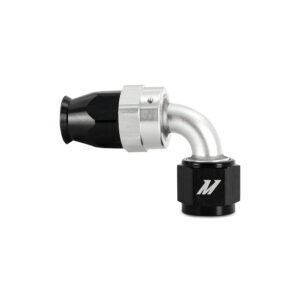 Mishimoto MMFT-SW-06P-90 black anodized aluminum -6AN 90-degree line fitting